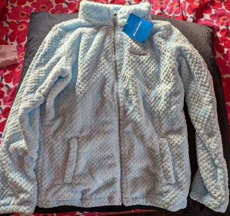 NEU AUTHENTISCH Columbia Mädchen Sherpa Jacke - Grösse 158