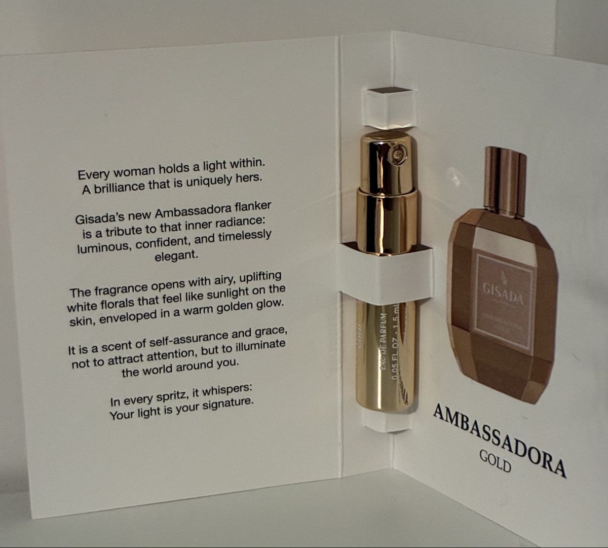 Gisada Profumi & Eau de Toilette: Gisada Ambassadora Gold – Nuovo e nell'imballaggio originale da Baden venduto da Goldbaum 1