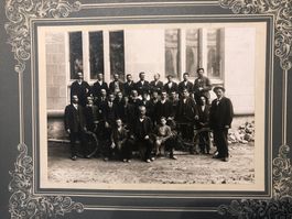Alte orig Fotografie Zürich (1912) mit Velos