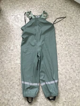 Regenhose Kids wasserdicht grün Grösse 122 128 