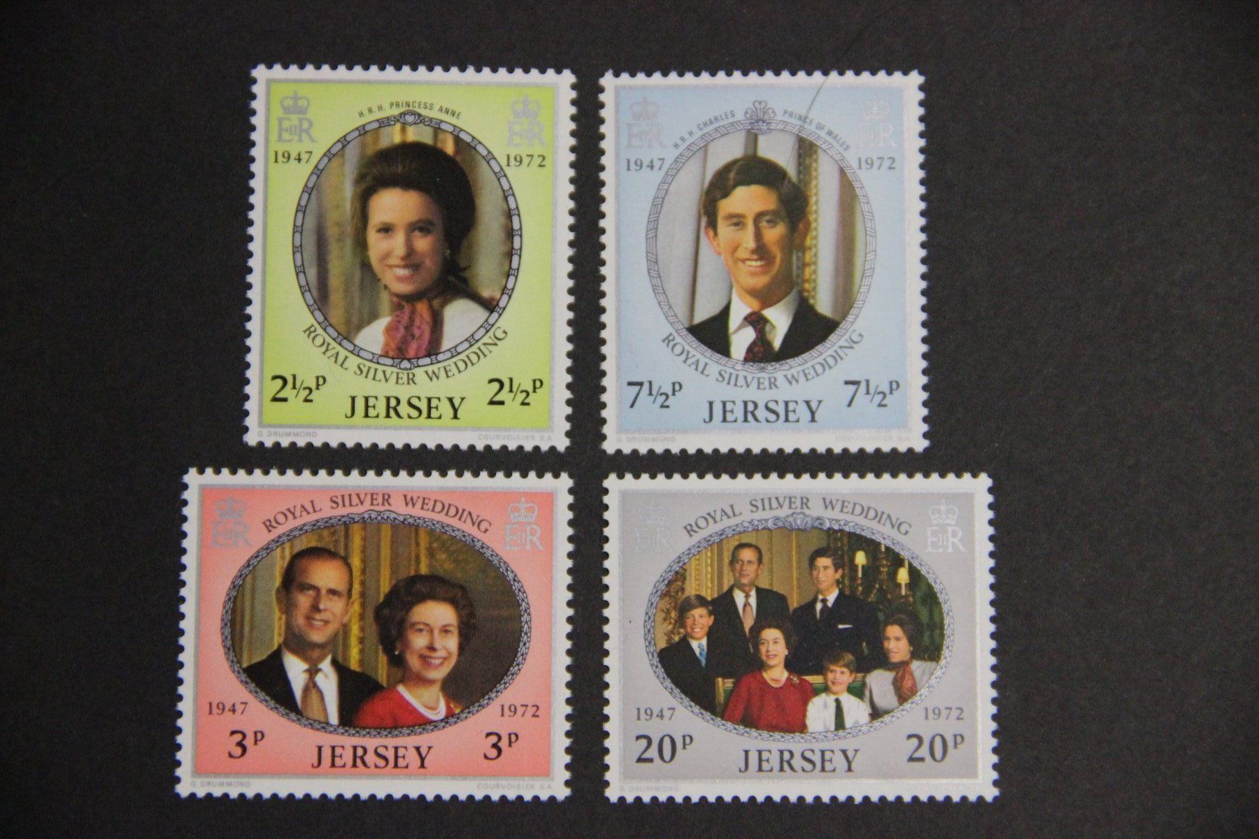Tutti i francobolli: Jersey 1972 - Royal Silver Wedding** – Nuovo (secondo la descrizione) da Jona venduto da Southafrica07