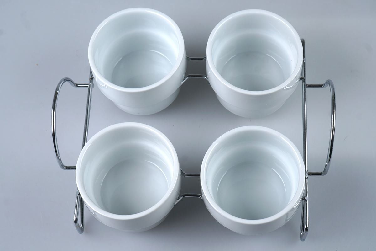 Set di piatti: 4-teiliges Saucen- oder Ramequin-Set – Usato da Rüti ZH venduto da Restwert_Rueti_ZH