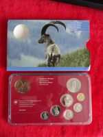 Schweizer Münzen-Set 2007, Steinbock, Stempelglanz