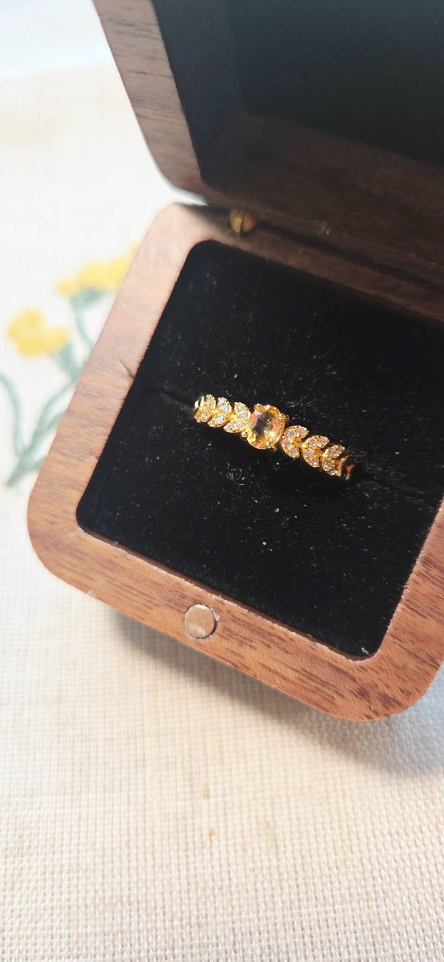 Anelli: NEW - S925 Citrine Ring (Adjustable) – Nuovo (secondo la descrizione) da Zürich venduto da cin_wcf6 2