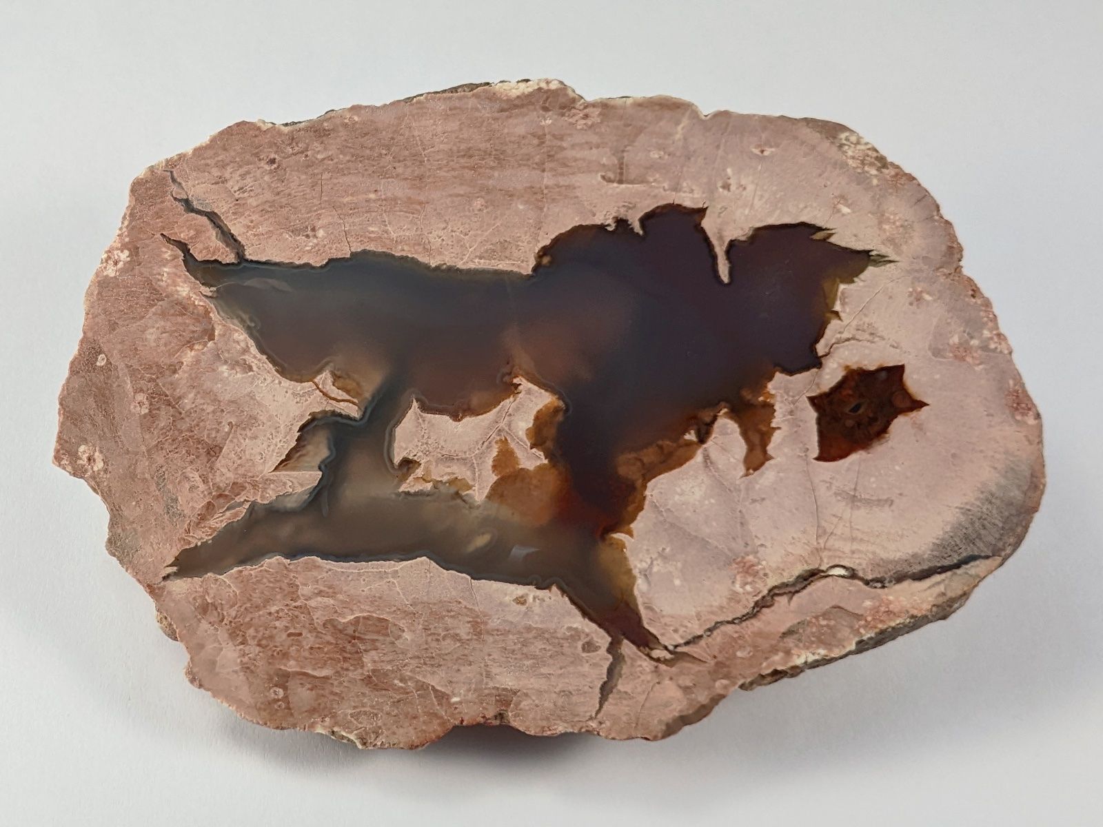 Minerali & Pietre curative: Thunder Egg / Rhyolith-Achat 11,5cm, 200 Gramm – Nuovo e nell'imballaggio originale da Meilen venduto da StoneGarden