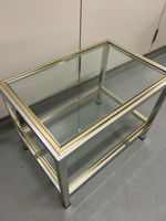 Elegantes Tischli mit Glasablage, Top Zustand!
