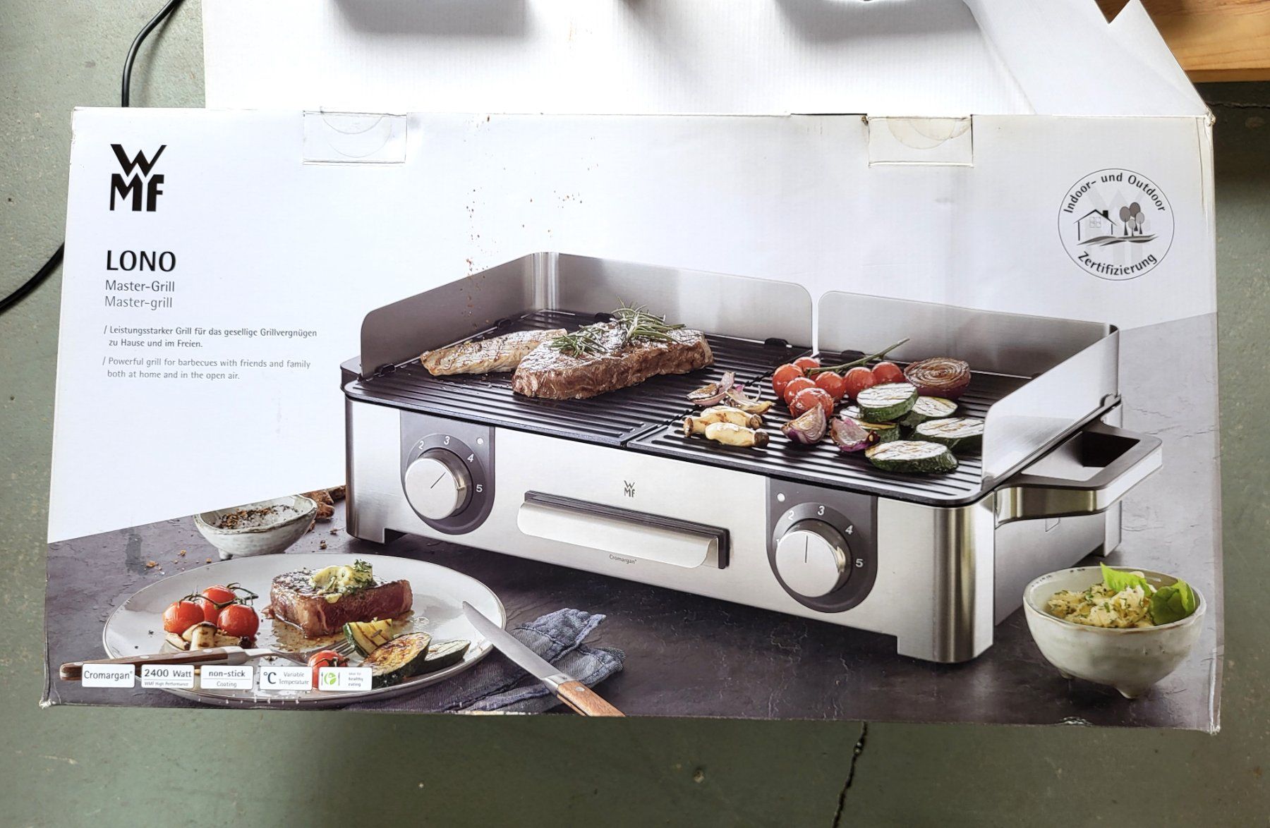 WMF Griglie: WMF 28Master Tischgrill Lono – Nuovo e nell'imballaggio originale da Diessenhofen venduto da Osio