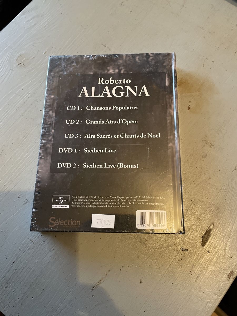CDs: Cd/DVD Compilation Roberto alagna – Neu und originalverpackt aus moudon von faucheur2 1