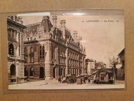 Ancienne CP de Lausanne  - La Poste St. François 1900