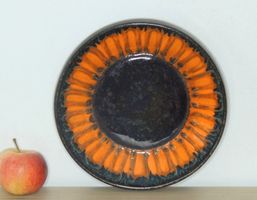 Plat à fruits en céramique, Strehla, ex RDA, 1960-1970s