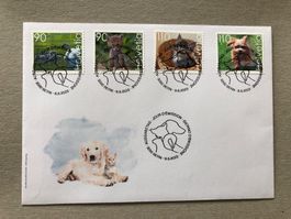 Neueste Briefmarken 2023 - Top FDC mit Halbmond -Stempel!
