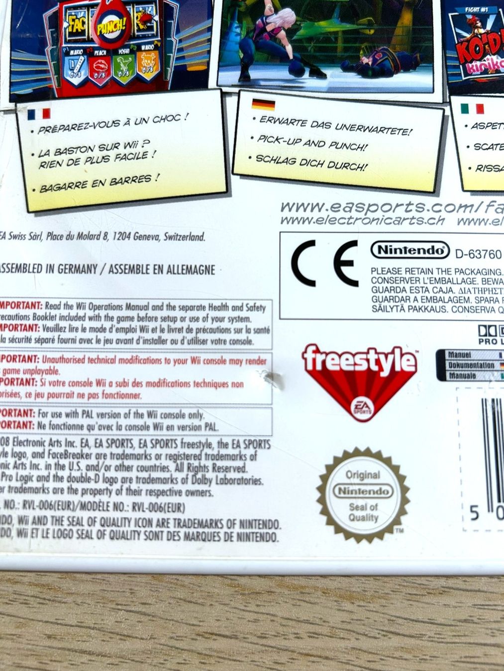 Nintendo Giochi: Facebreaker K.O. Party Nintendo Wii – Usato da St. Gallen venduto da Alpine.Arcade 3