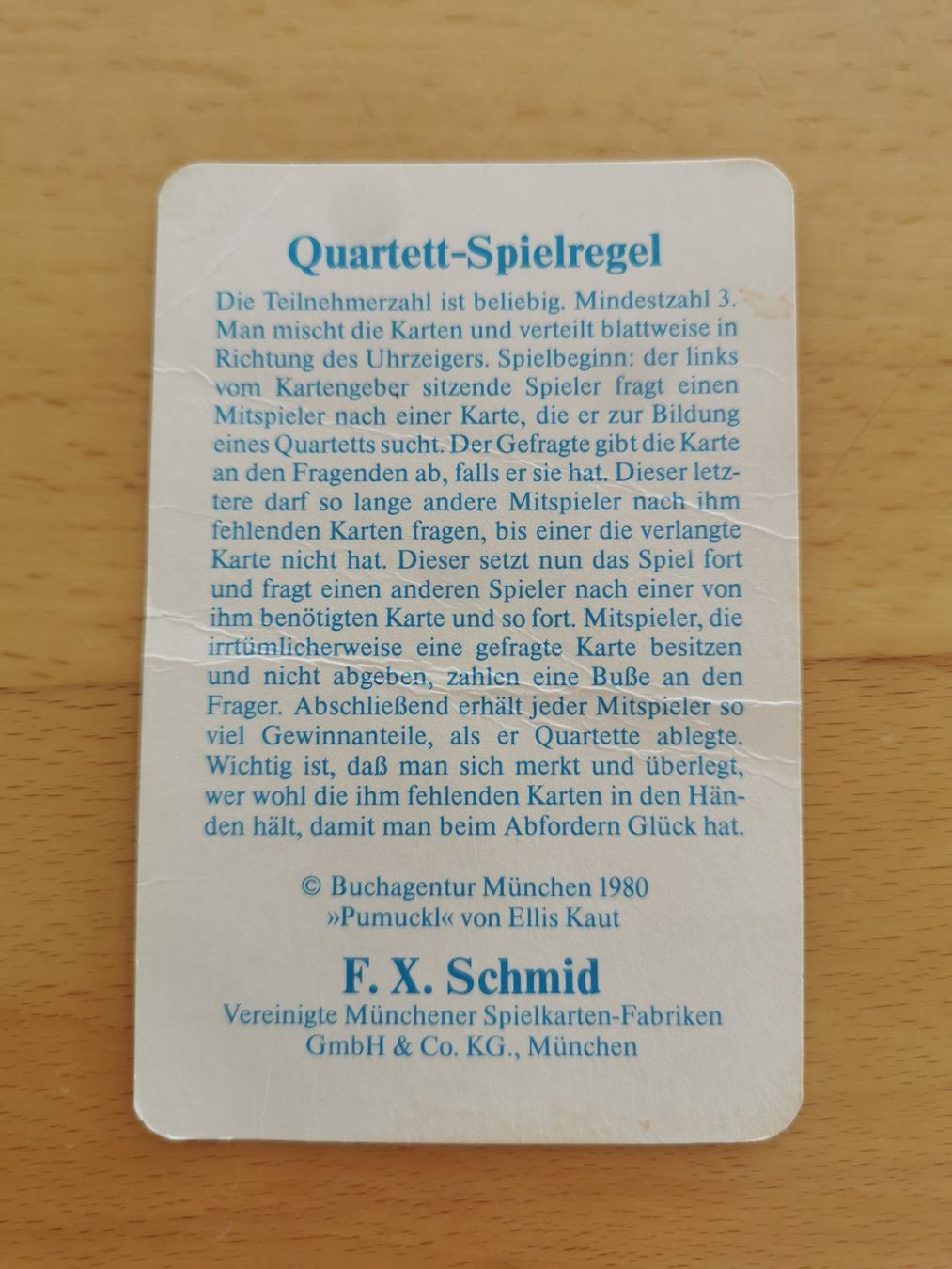 Giochi: Pumuckl Quartett – Usato da St.Gallen venduto da Tamal0204 2