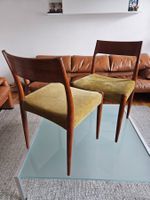 2x Danish Teak Stuhl Modell 77 Design N. Moeller Set 2 von 3