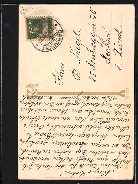 Cartoline postali: AK Zuoz, Strassenpartie, 1927 – Usato da Berlin venduto da bartko-reher 1