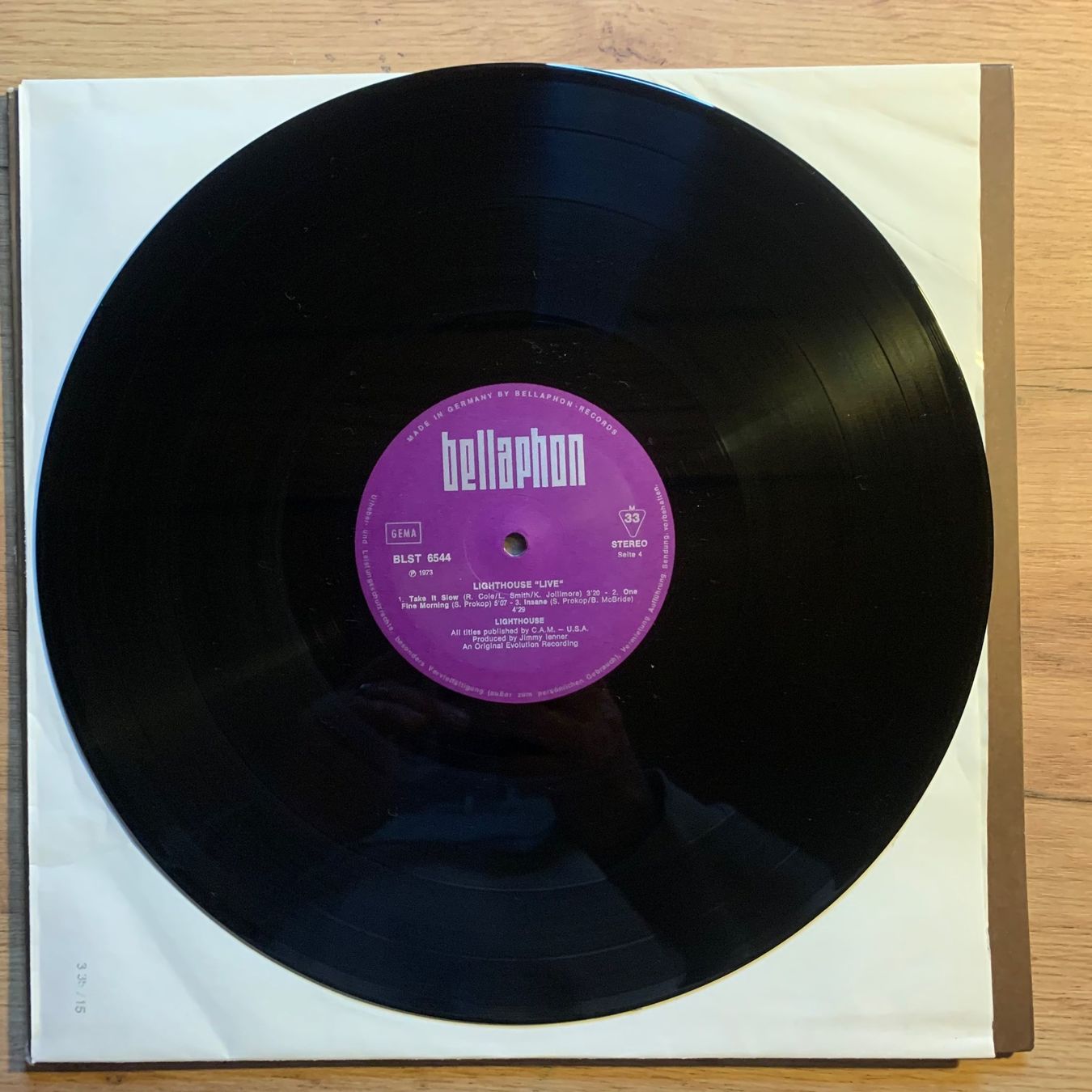 Schallplatten: LIGHTHOUSE - LIVE!...OG GER 1973...EX/EX – Gebraucht aus Gals von Diskopatshop 2