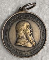 Historische Ludwig Jahn Medaille, 1776-1852, Rarität