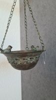 Shabby- chic Vogeltränke zum aufhängen aus Metall