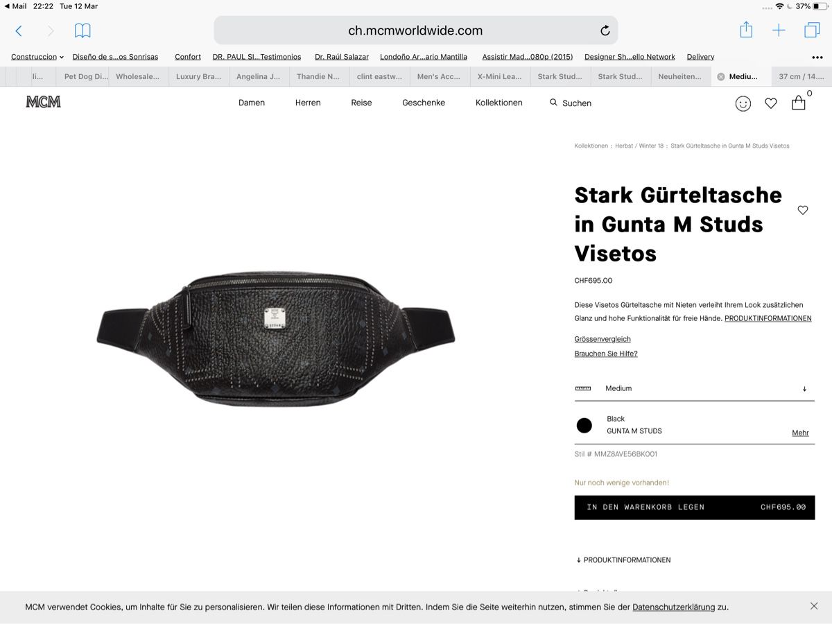 Mcm Borse: Mcm Belt bag 2019 – Usato da Dübendorf venduto da Dave702 1