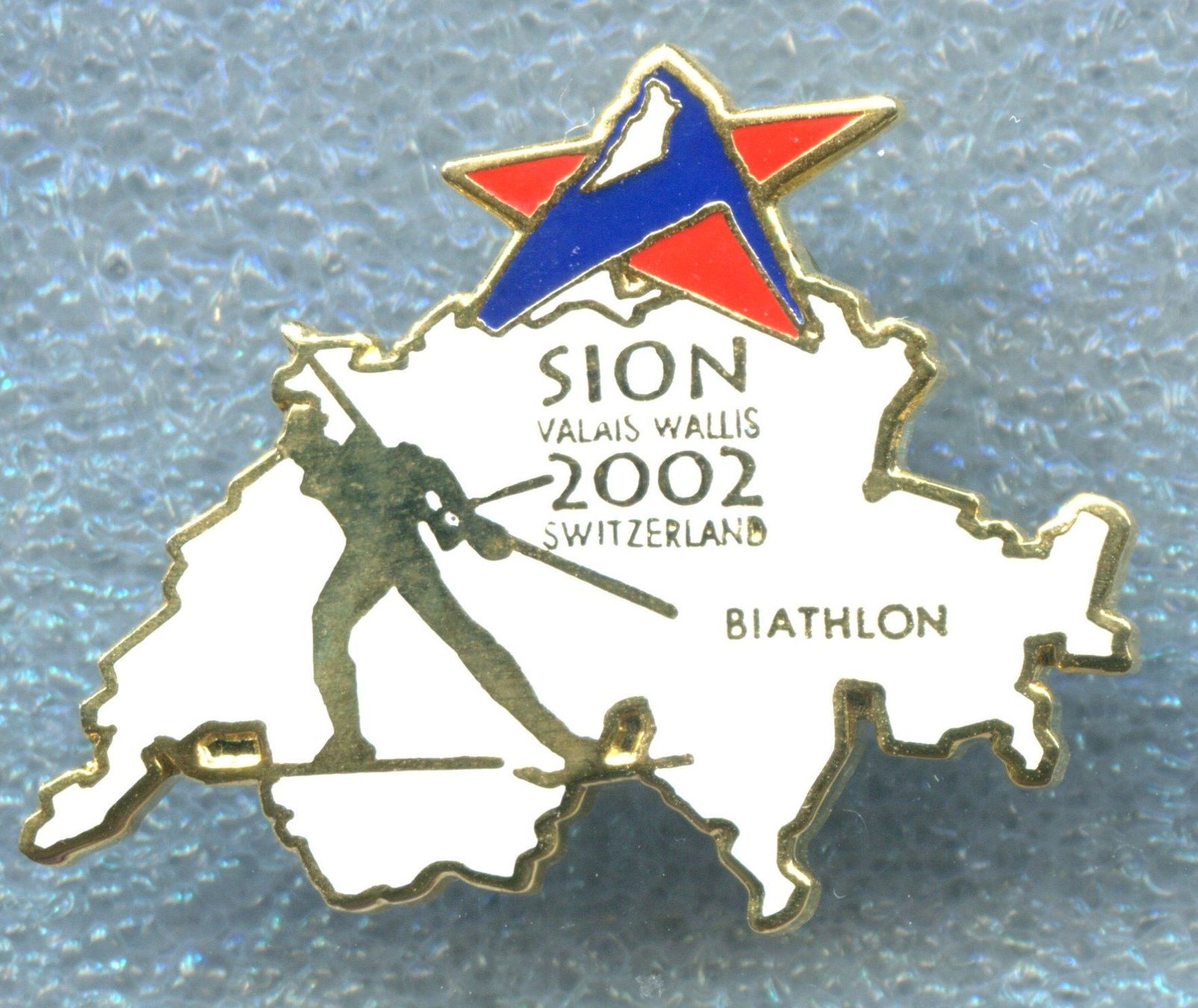 Placchette & Badge: SION 2002  Biathlon – Usato da Winterthur venduto da Sammleroase