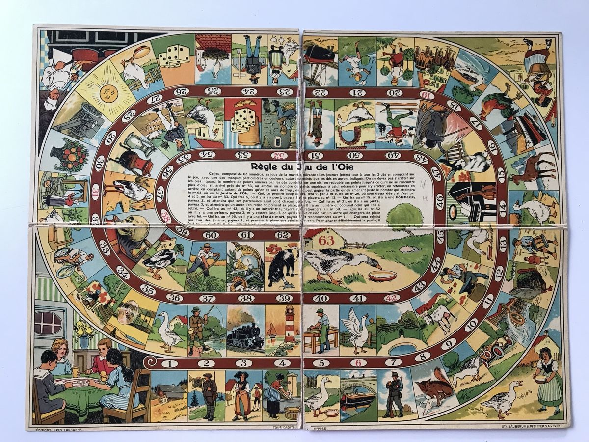 Giochi: Jeu de l’oie ancien – Usato da Villeneuve VD venduto da sim_q5hp 1