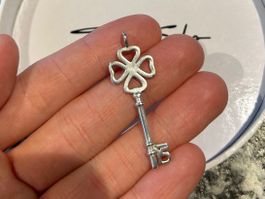 Thomas Sabo grosser Anhänger Schlüssel mit Kleeblatt 🔑🍀
