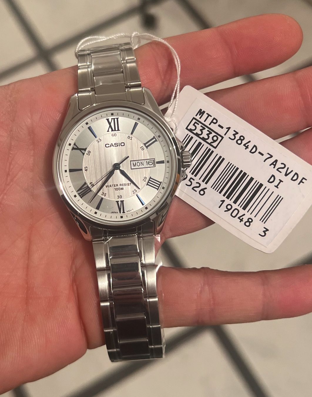 Casio Orologi: Casio Armbanduhren MTP-1384D-7A2VDF – Nuovo e nell'imballaggio originale da Adlikon b.Regensdf venduto da GPITIME 1