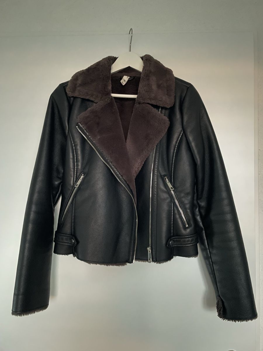 Mango Giacche: Gefütterte Kunstlederjacke Mango, Grösse S – Usato da Schmerikon venduto da alrame 1