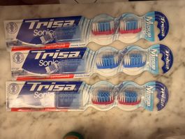 6 Têts de brosse à dent Trisa Sonic power
