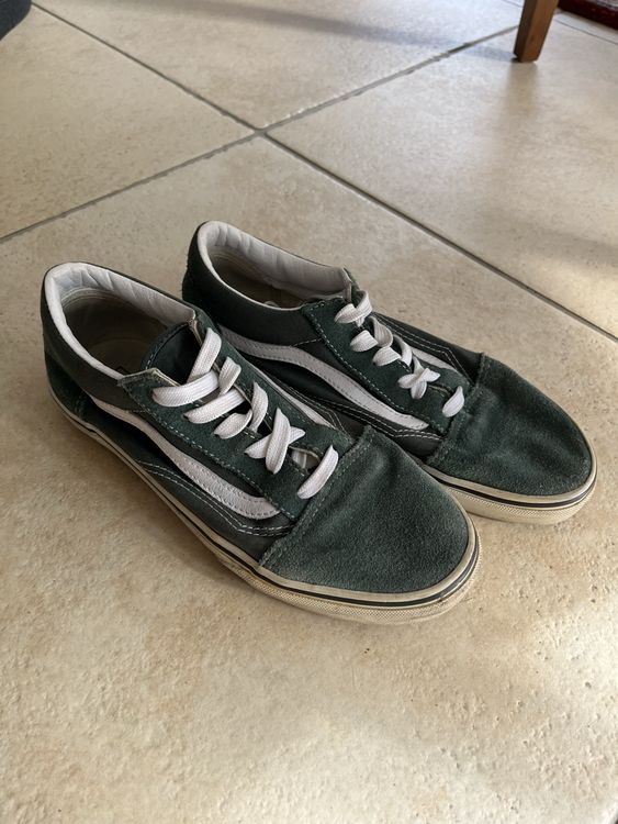 Vans Scarpe da uomo: Vans Old Skool vert sapin, taille 38 - Portées – Usato da Cugy VD venduto da aauuddee