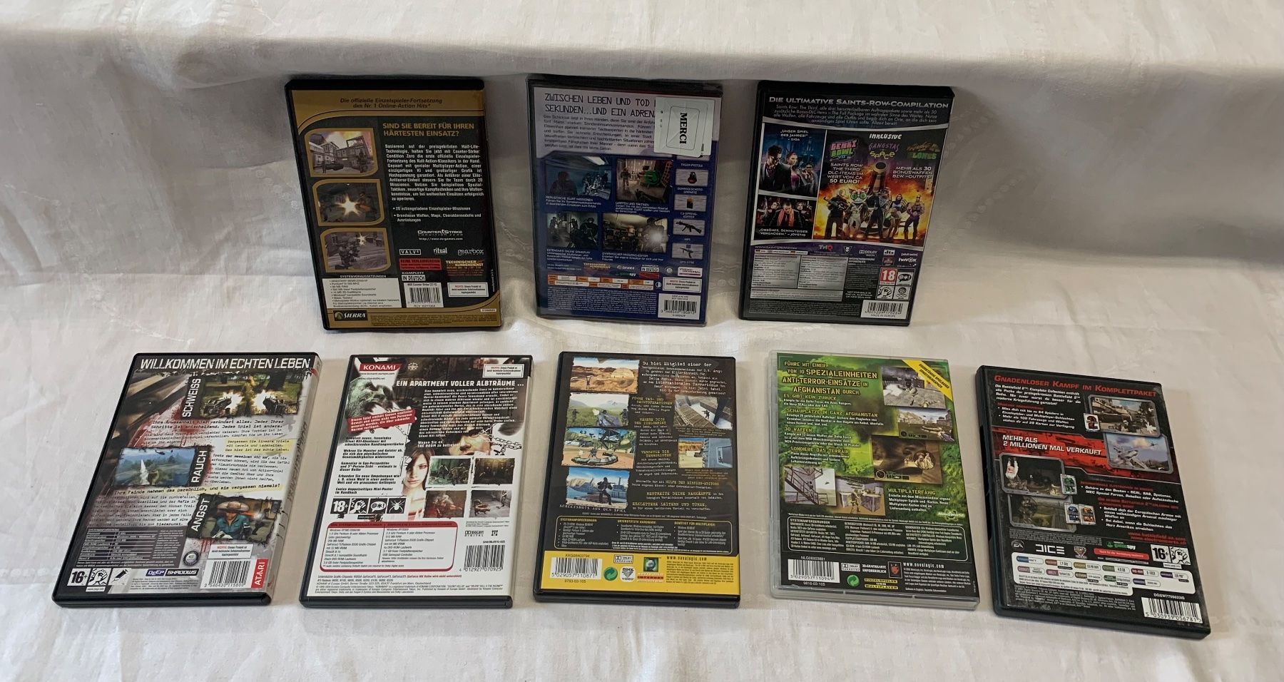 Spiele: 8 PC Games in gutem Zustand! – Gebraucht aus Brunnen von Allerwaren 1