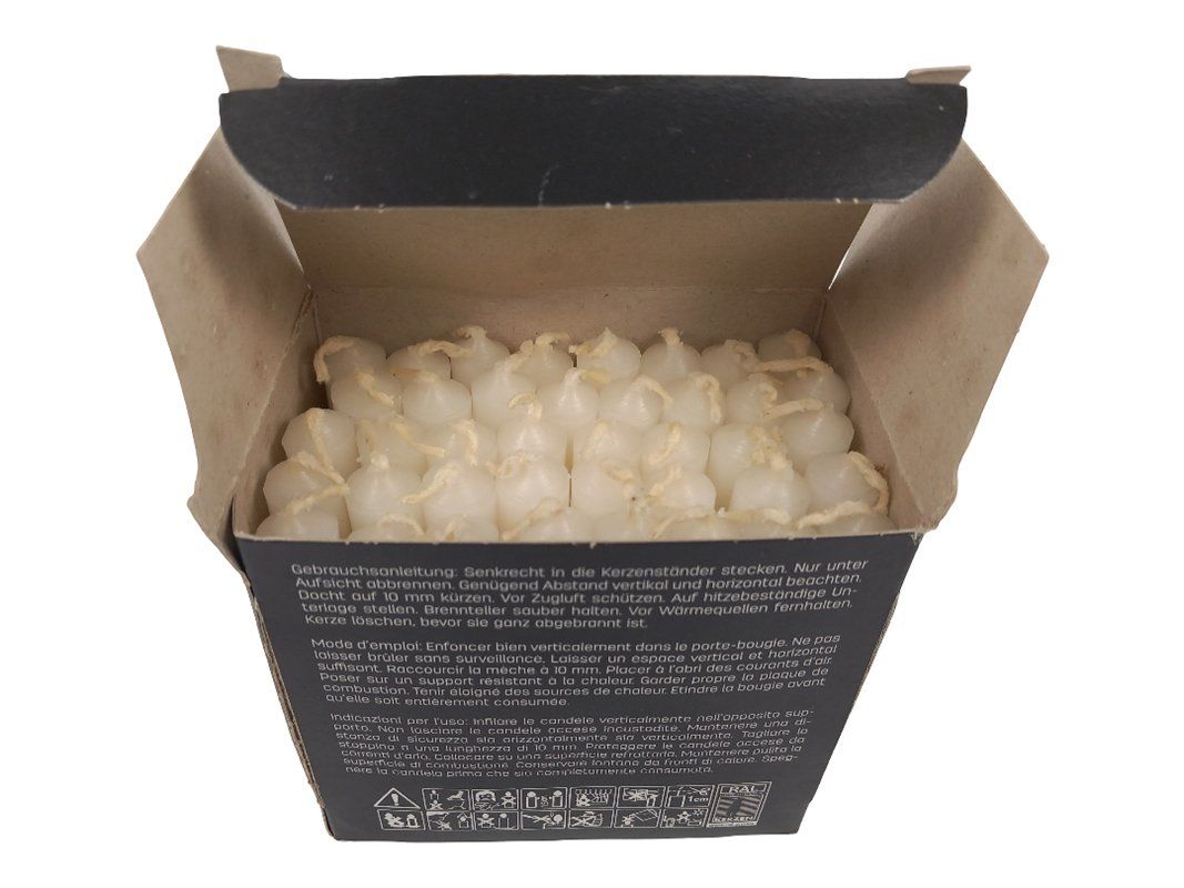 Candele: 40 Stück Baumkerzen weiss – Nuovo (secondo la descrizione) da Hünenberg venduto da Restwert_Zug 2