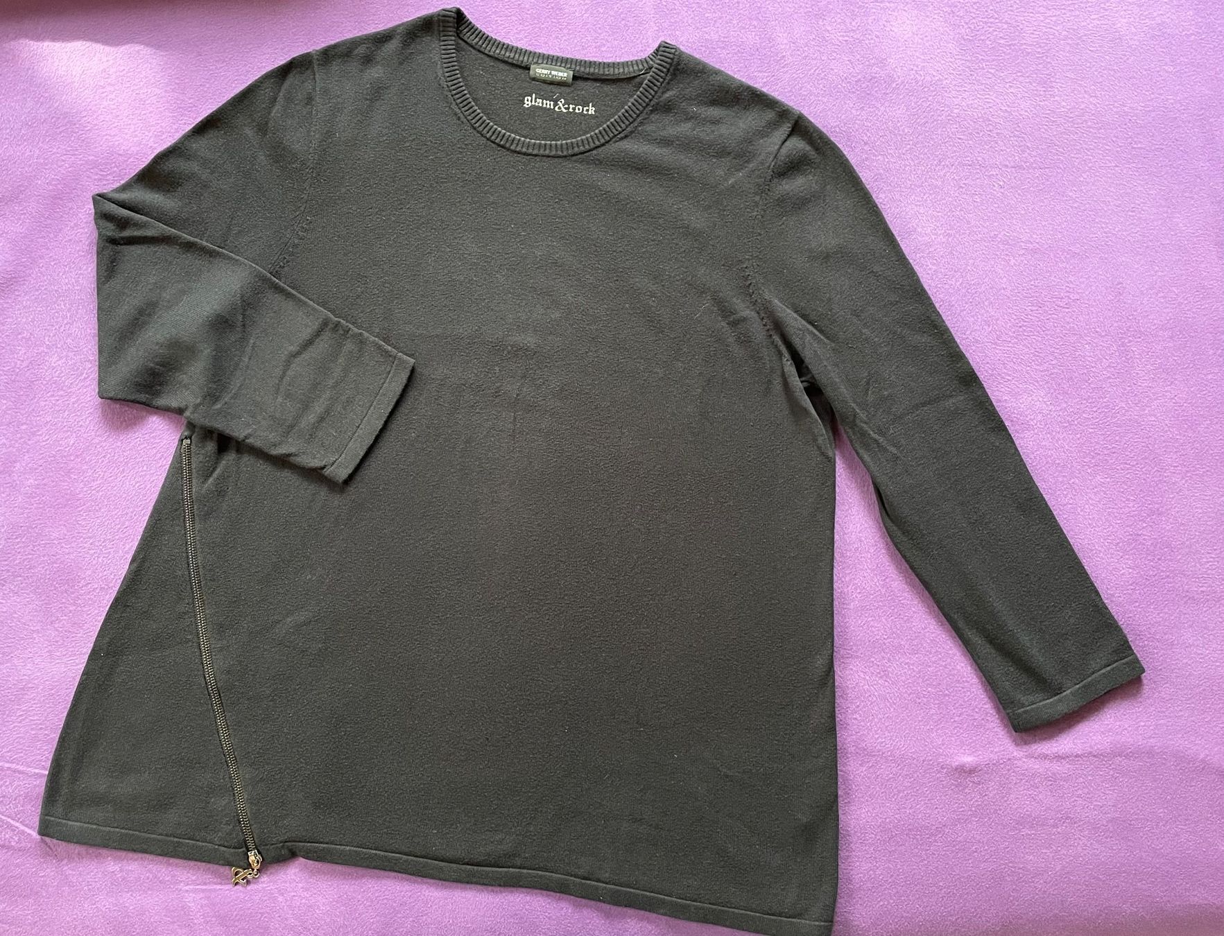Pullover & Sweatshirts: einzigartiger Longpullover Glam & Rock Gr. L – Gebraucht aus Rütihof von solombra