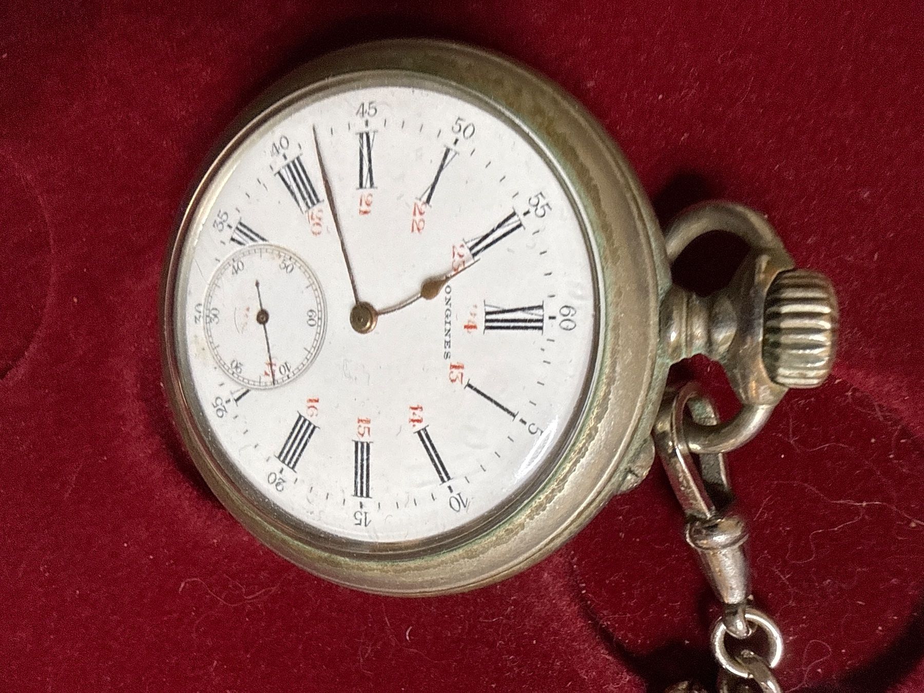 Longines Orologi: Longines Taschenuhr 54 mm – Difettoso da Pfeffingen venduto da Allhandelklgwatches 1