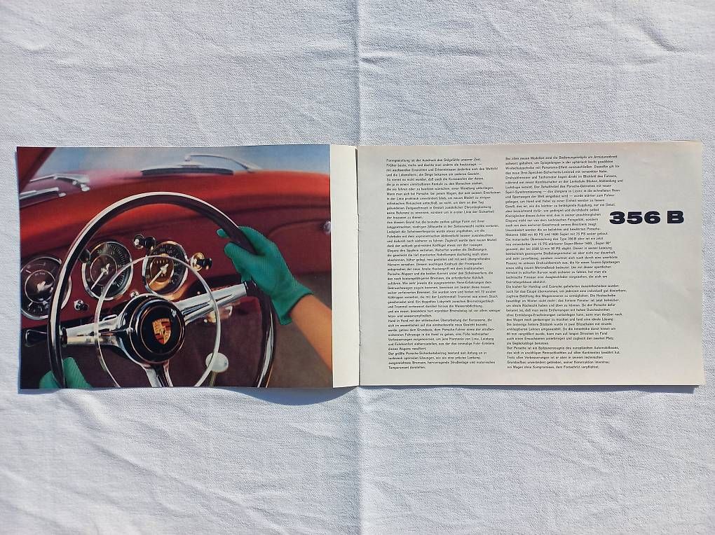 Documenti: Porsche 356 B - Original Prospekt 1960 – Usato da Frauenkappelen venduto da Chruetzhubel 1