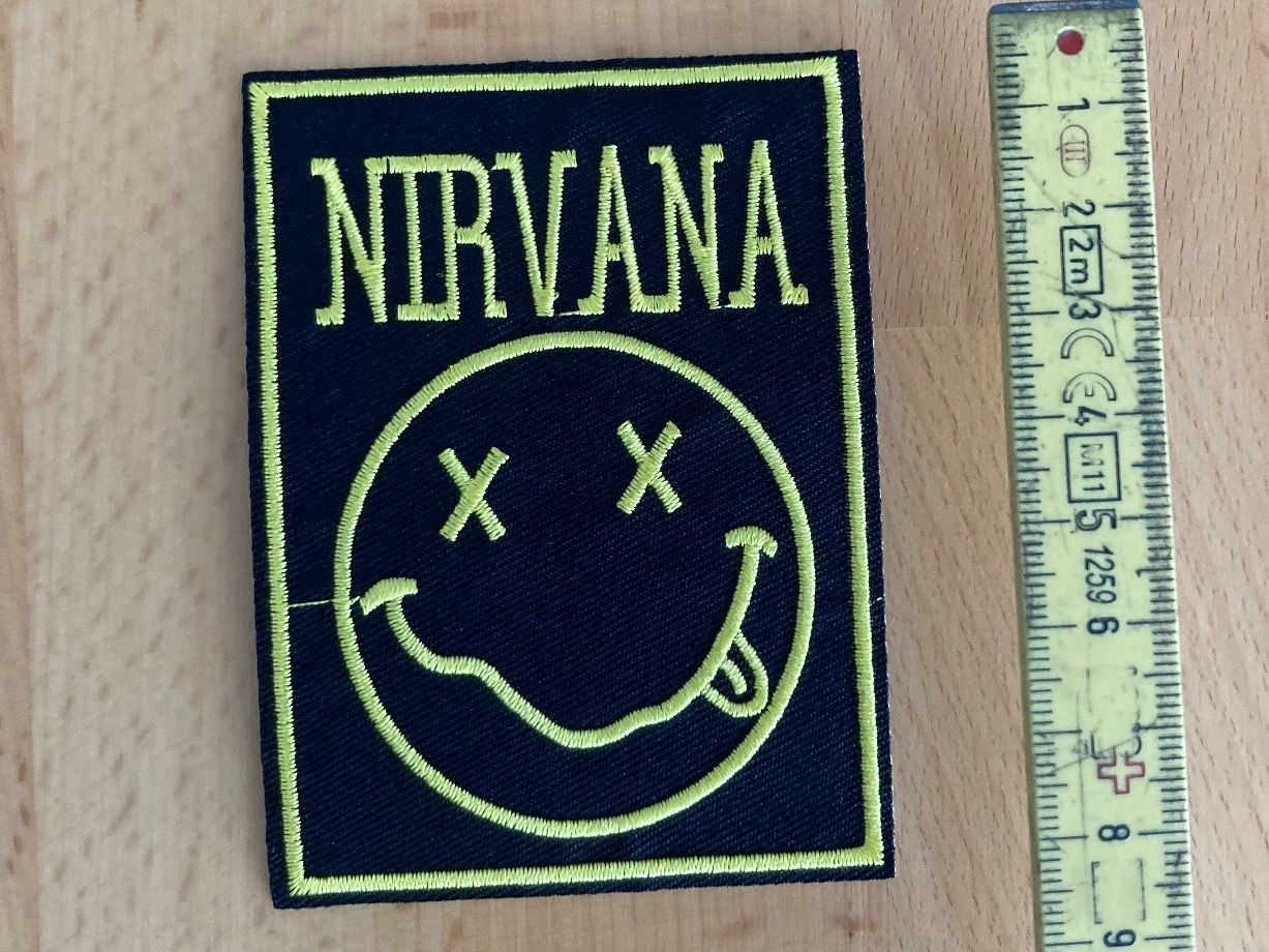 Patches: Nirvana Patch Aufnäher Metal Rock Band 11 – Neu (gemäss Beschreibung) aus Horn von abutre72