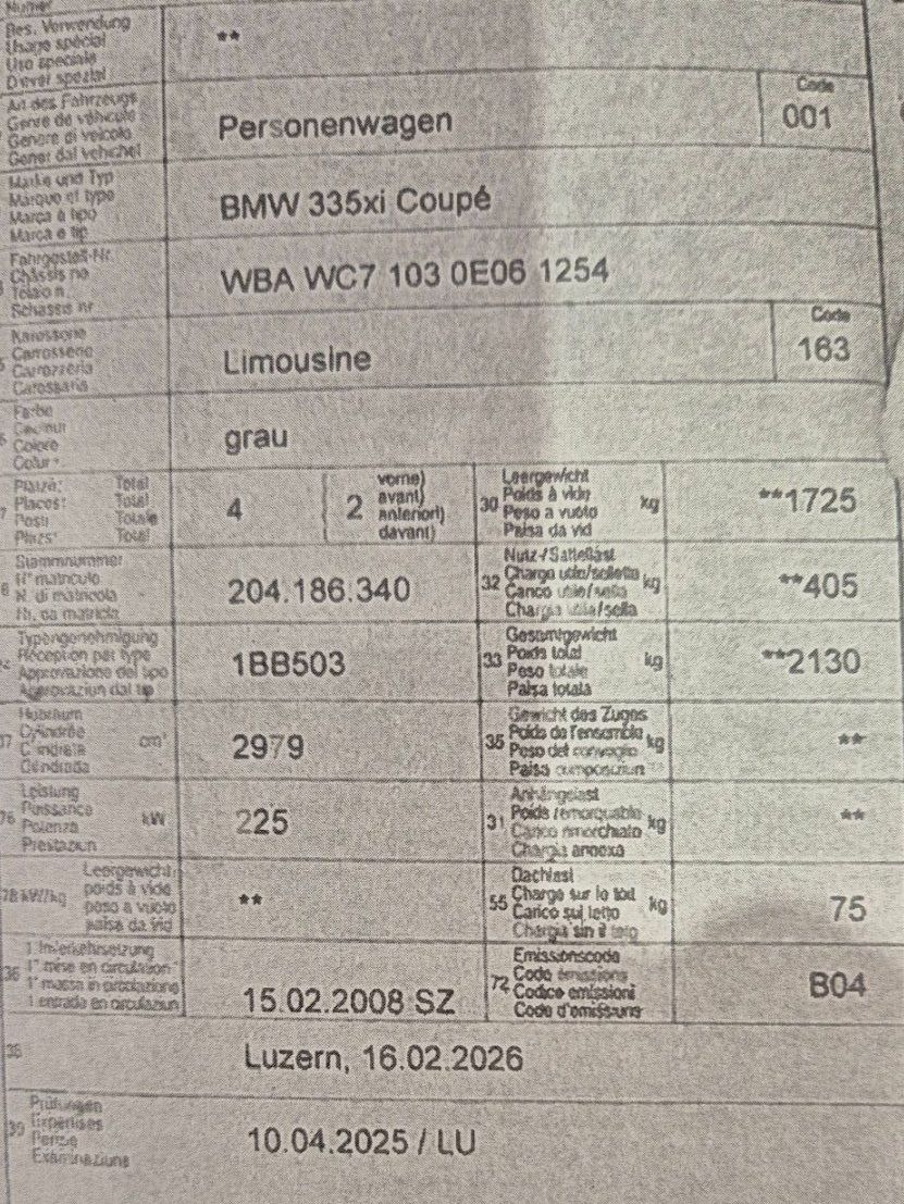 BMW Automobili: BMW 335xi Coupé – Usato da Otelfingen venduto da hof74 9