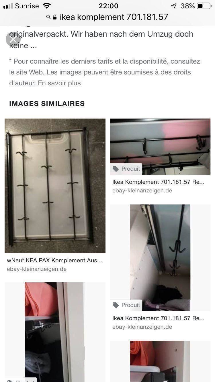 Ikea Armadi: Komplement pour armoire Pax Ikea neuf – Nuovo e nell'imballaggio originale da moudon venduto da jaunejaunelapinjaune 2