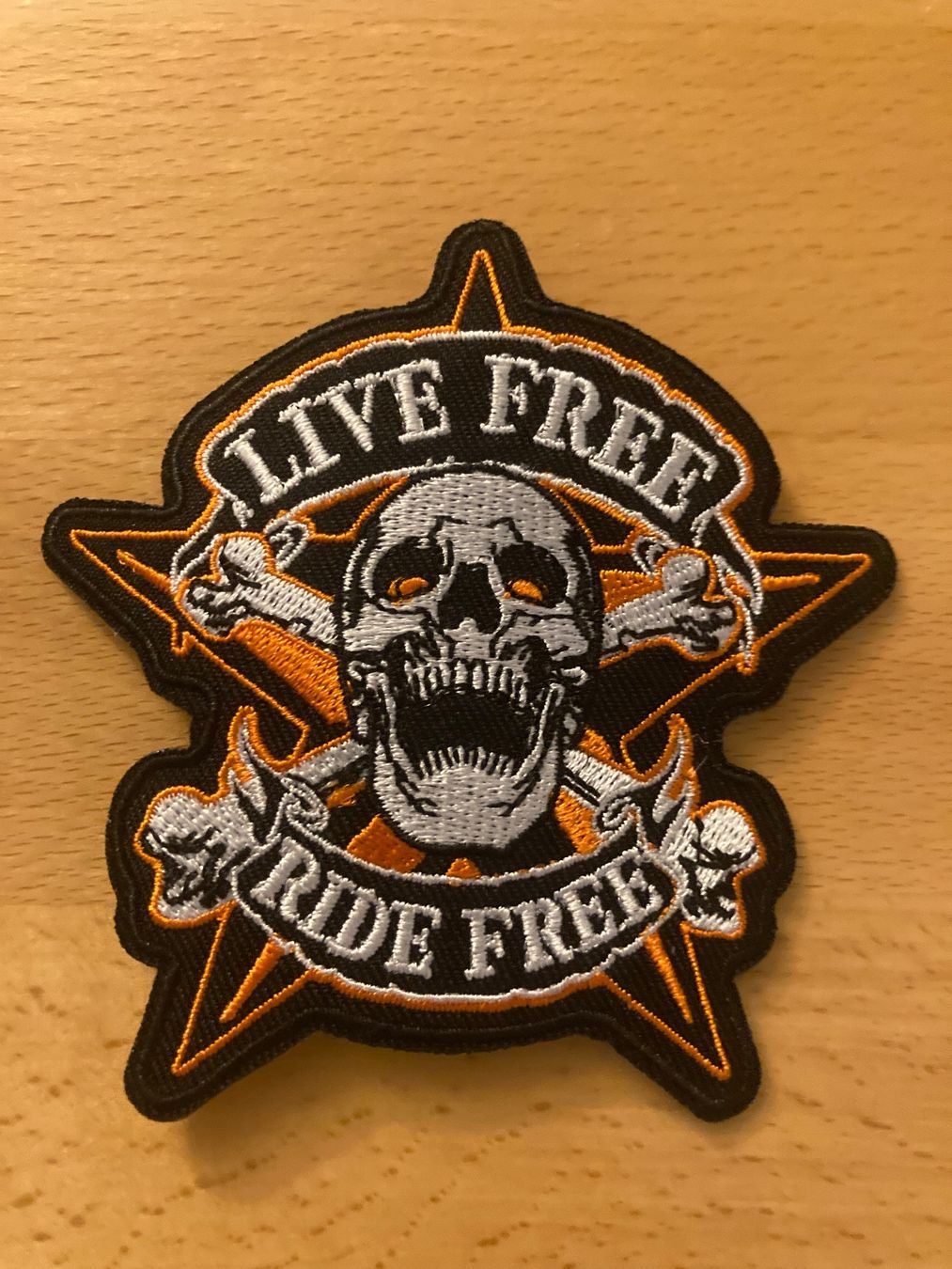 Toppe: Live Free Ride Free Patch Sticker Aufnäher – Nuovo (secondo la descrizione) da Horn venduto da abutre72