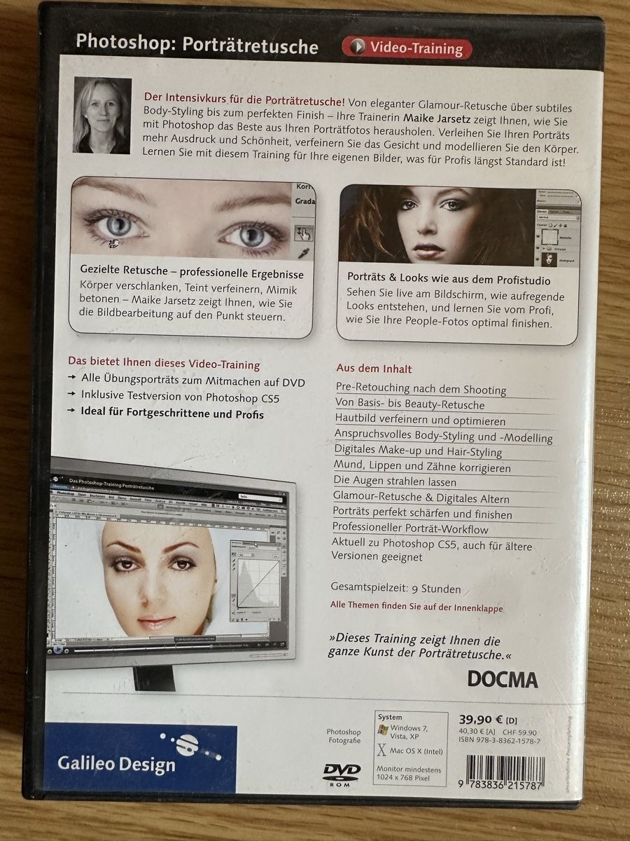 Tutti i DVDs: DVD Kurs Fotoretouche – Usato da Münsingen venduto da Secondhand89 1