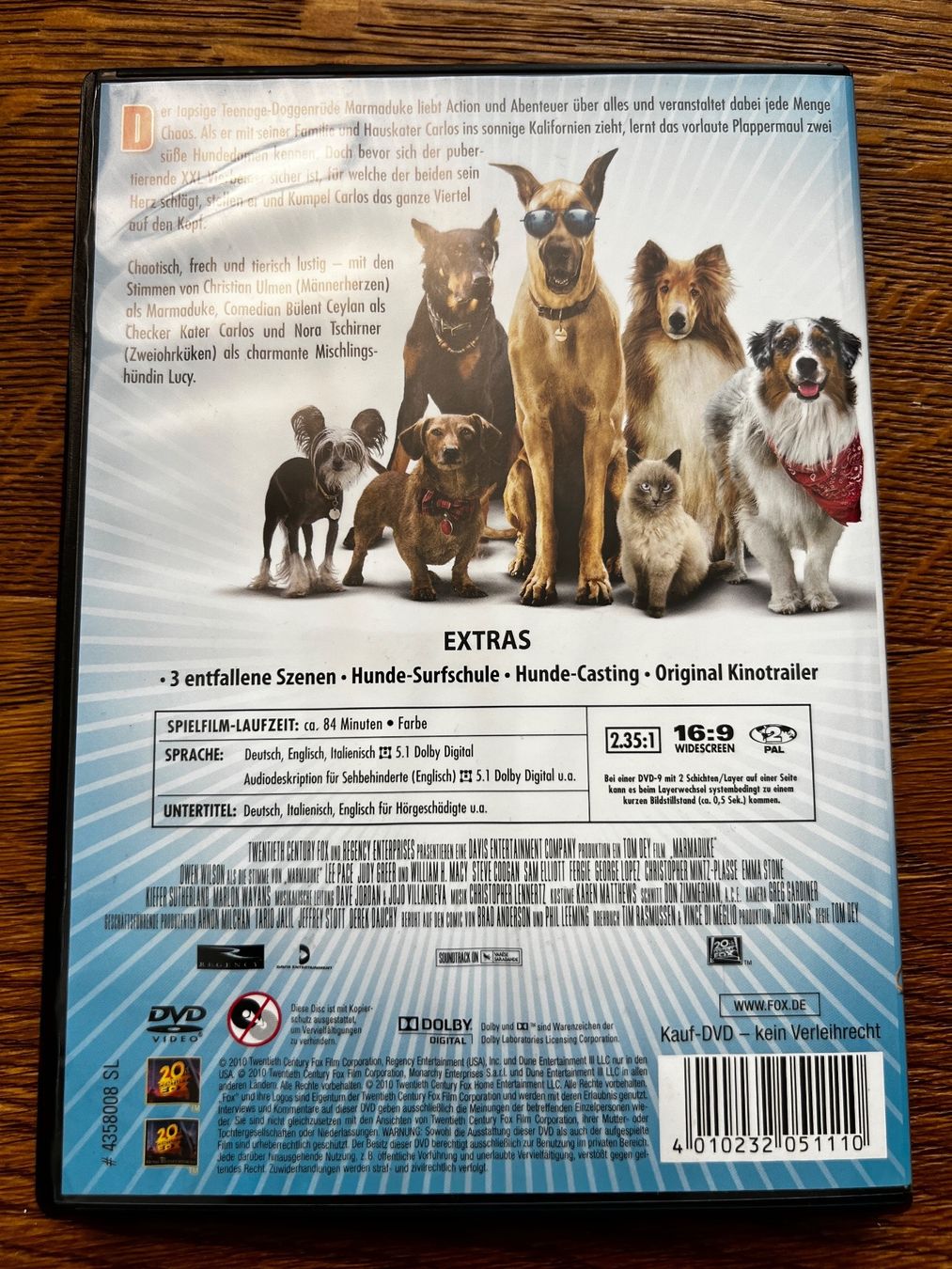 Tutti i DVDs: MARMADUKE – Usato da Gipf-Oberfrick venduto da Sonne010203 1