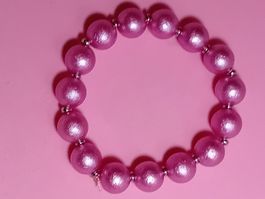 armband,,roserot,,modeschmuck,,matt