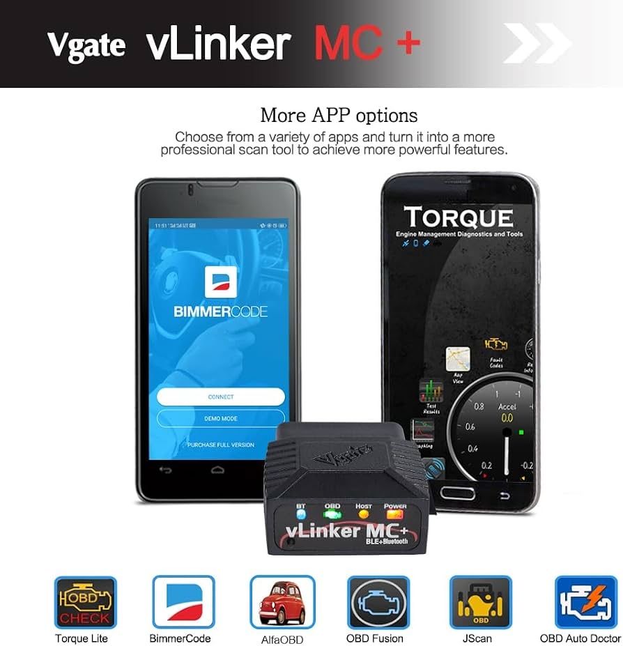Tutti gli attrezzi: Vgate vLinker MC+ Bluetooth OBD2 Car Diagnostic Scan Tool – Nuovo (secondo la descrizione) da Zürich venduto da jankais3r 7