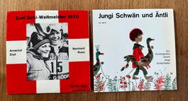 Schallplatten, Singles, Kinderlieder und Schi-Weltmeister 70