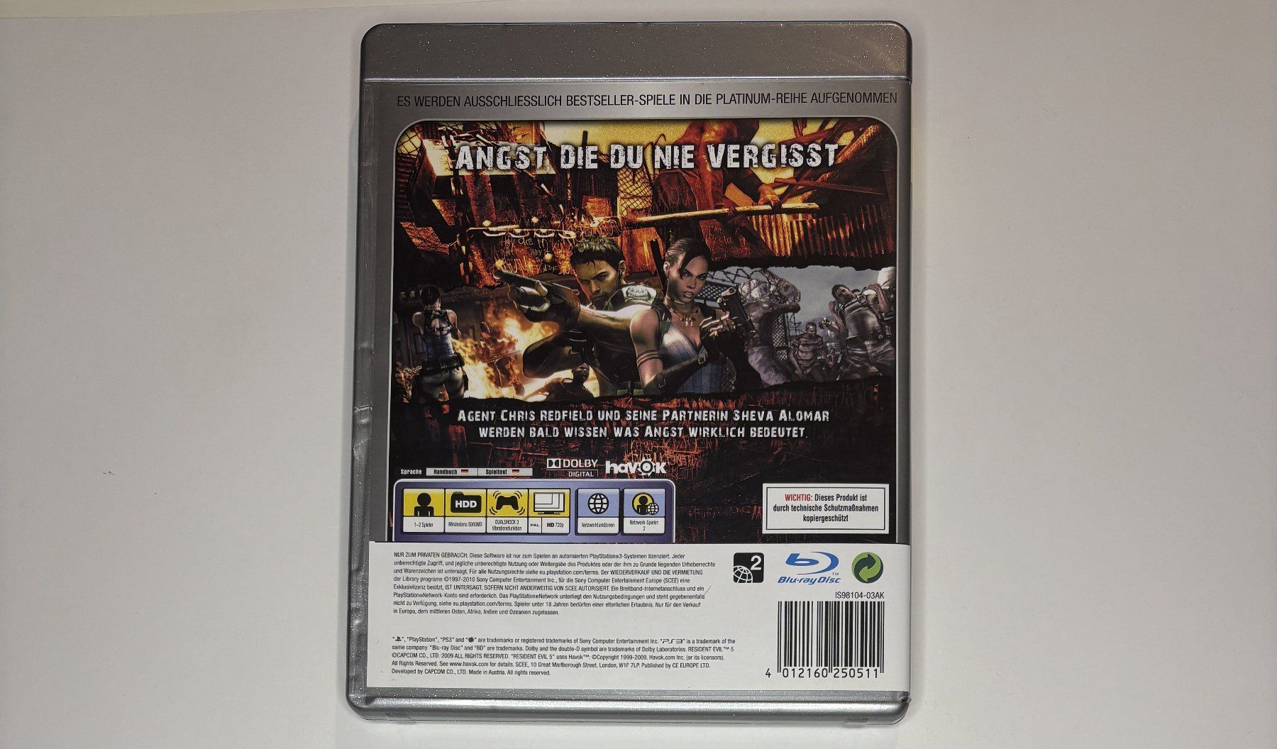 Spiele: PS3 - Resident Evil 5 – Gebraucht aus Allschwil von Bullach 2