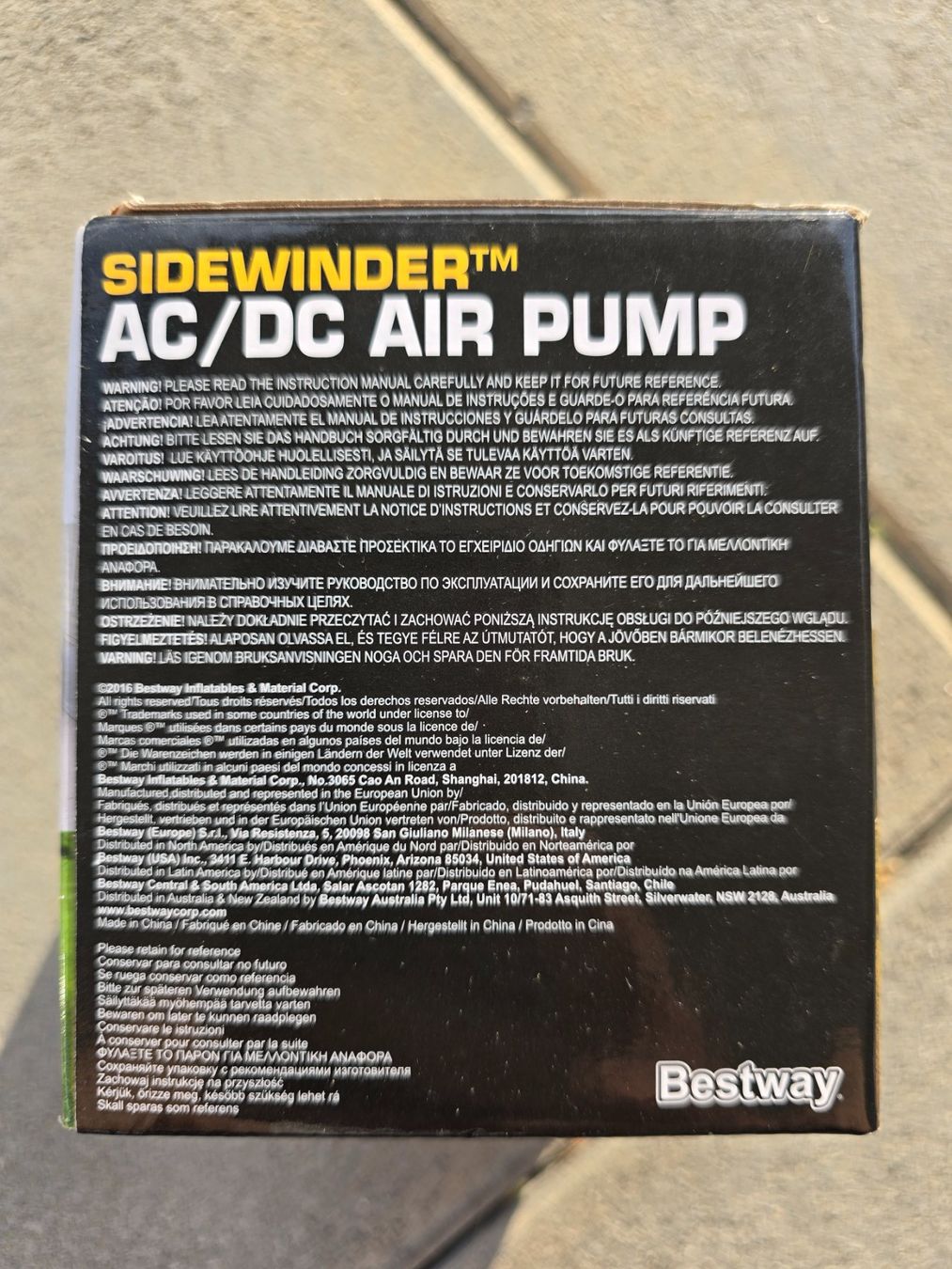 Bestway Pompe & Parti di ricambio: Luftpumpe "Sidewinder AC/DC Air Pump" von Bestway – Usato da Alpnach Dorf venduto da ben_zb29 1