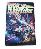 BACK TO THE FUTURE  - Blechschild (neu, OVP)