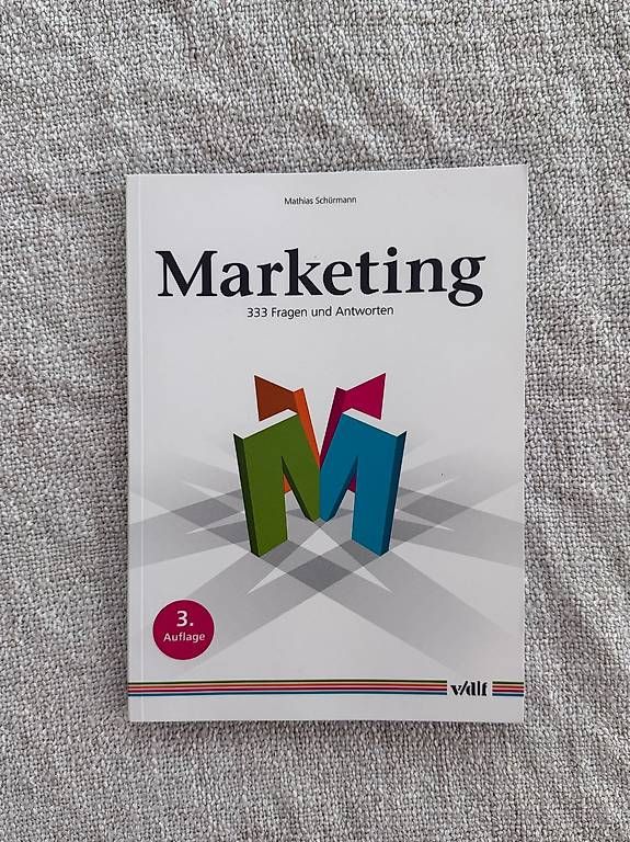Libri: Schürmann: Marketing Arbeitsbuch – Nuovo e nell'imballaggio originale da Luzern venduto da arl_bgv9