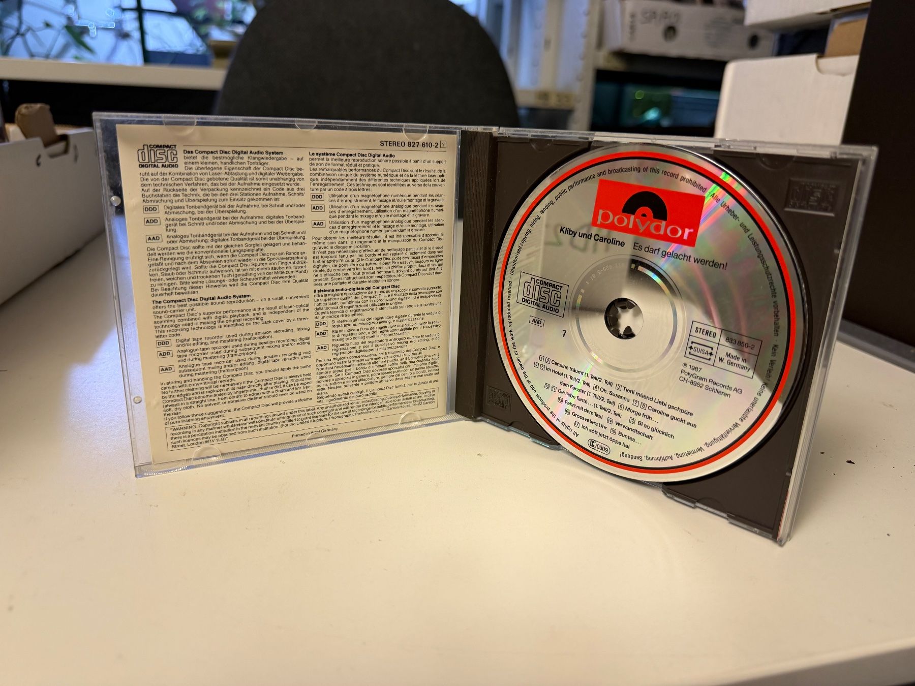 CD: Kliby Und Caroline - Spass Muss Sein! - HD23C+ – Usato da Küsnacht ZH venduto da Jazztilldawn 2