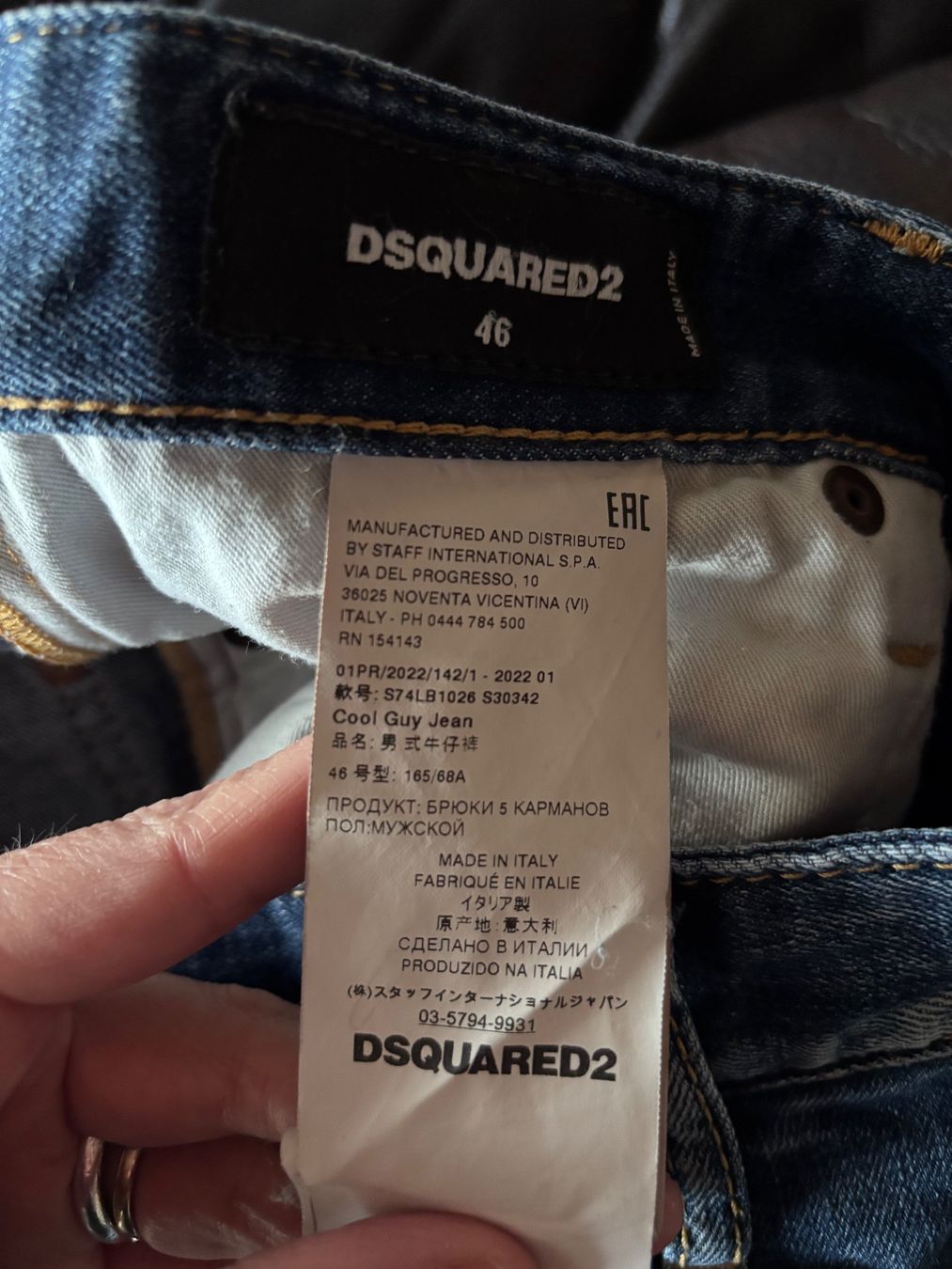 Dsquared2 Jeans: Trio jeans Dsquared2 en 46 – Usato da Martigny venduto da Sessalie 9